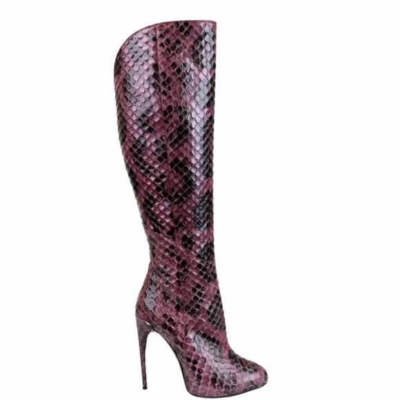 Gucci Python print boots - Picture 1 of 6
